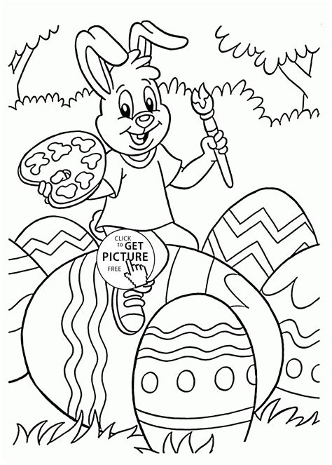 pictures to colour for easter
